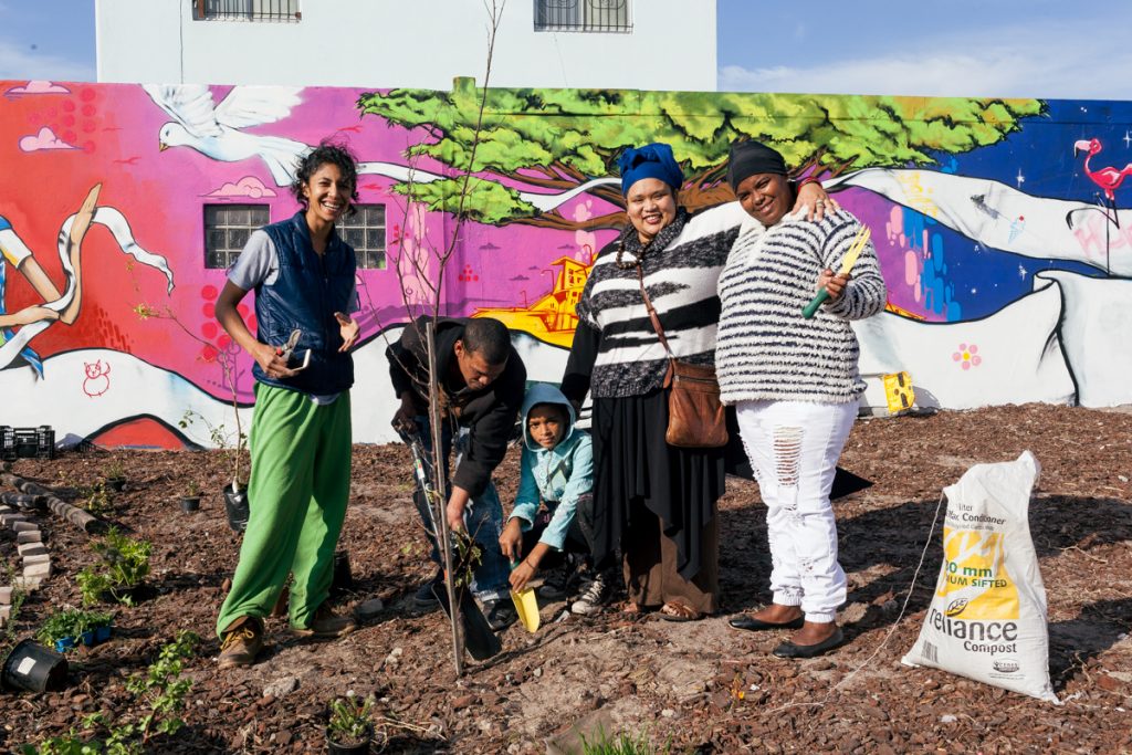 100 Homes Project Beacon Valley family portrait Mitchell's Plain