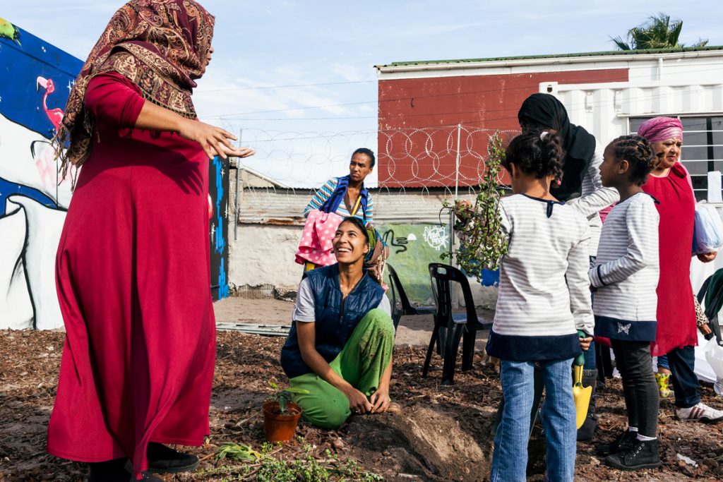 100 Homes Project Beacon Valley family portrait Mitchell's Plain