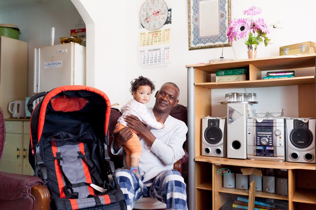 100 Homes Project Beacon Valley family portrait Mitchell's Plain