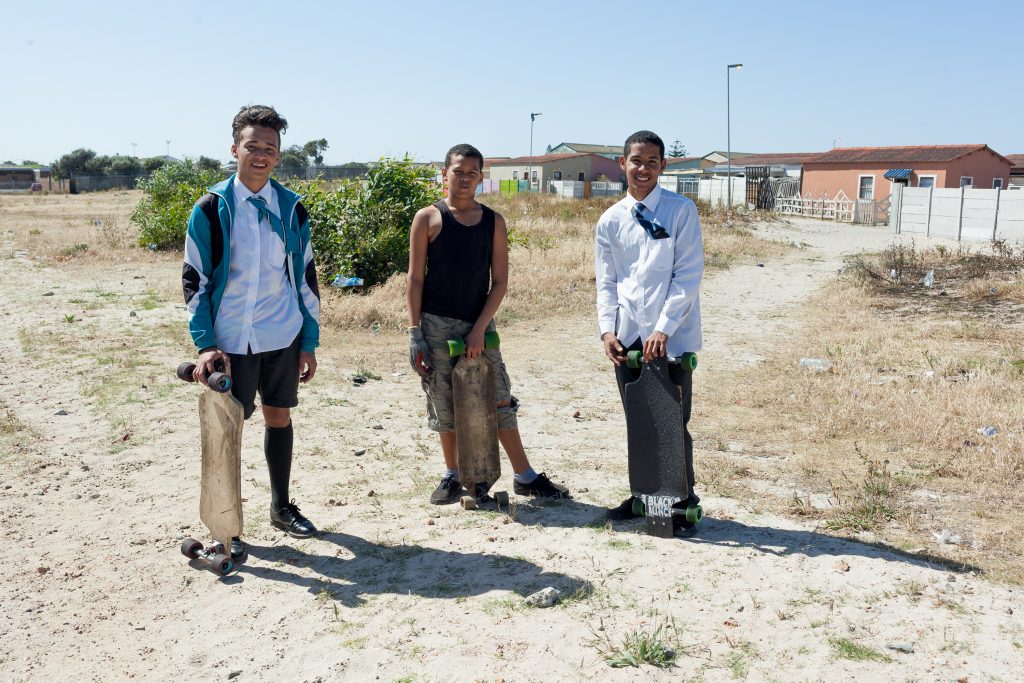 100 Homes Project Beacon Valley family portrait Mitchell's Plain