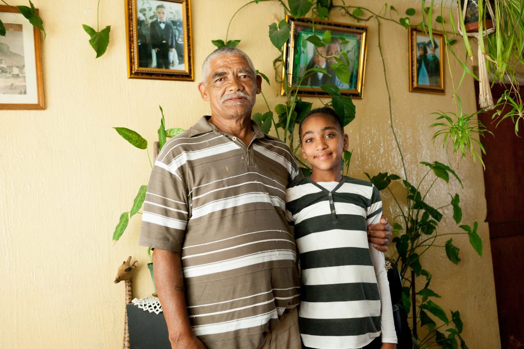 100 Homes Project Beacon Valley family portrait Mitchell's Plain