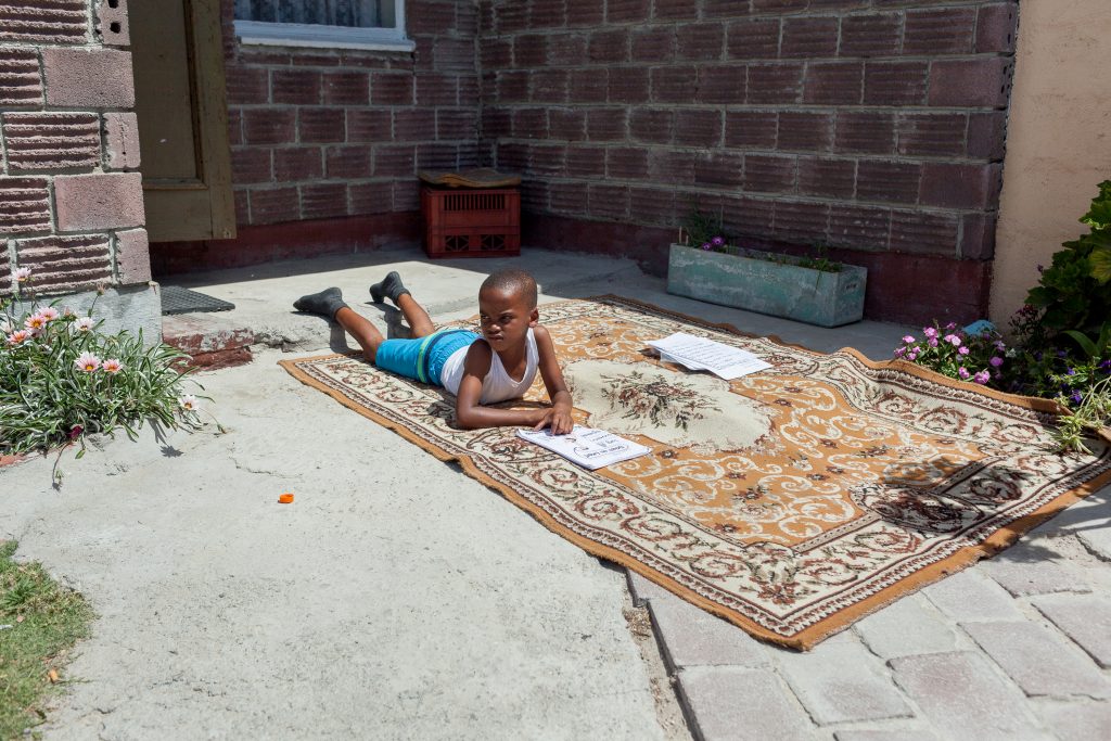 100 Homes Project Beacon Valley family portrait Mitchell's Plain