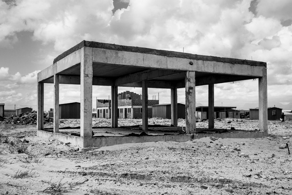 Government houses in Blue Downs under construction, Delft, 2011.