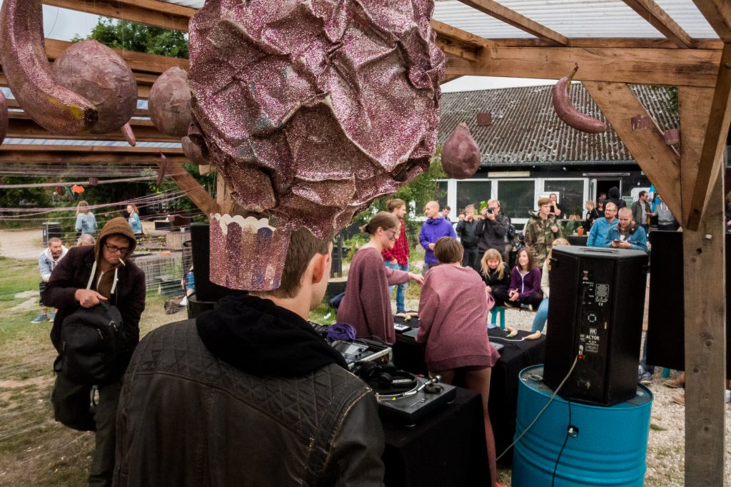 Celebrating Midsummer at Godsbanen in Aarhus, Denmark