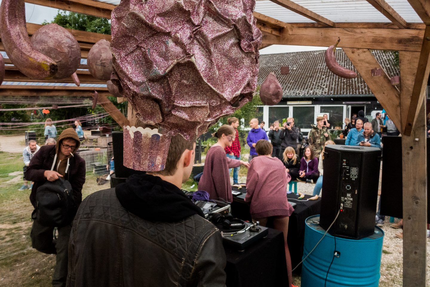 Celebrating Midsummer at Godsbanen in Aarhus, Denmark