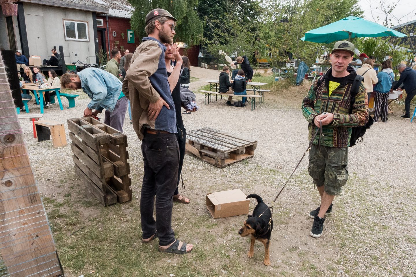 Celebrating Midsummer at Godsbanen in Aarhus, Denmark