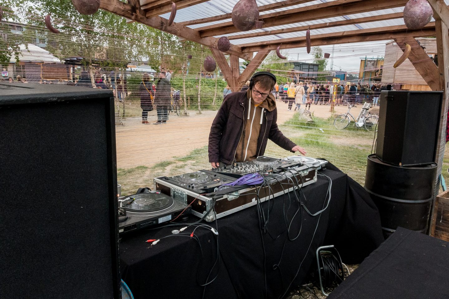 Celebrating Midsummer at Godsbanen in Aarhus, Denmark