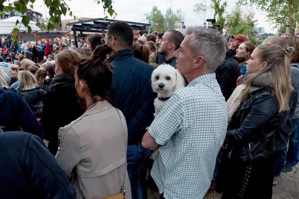 Celebrating Midsummer at Godsbanen in Aarhus, Denmark
