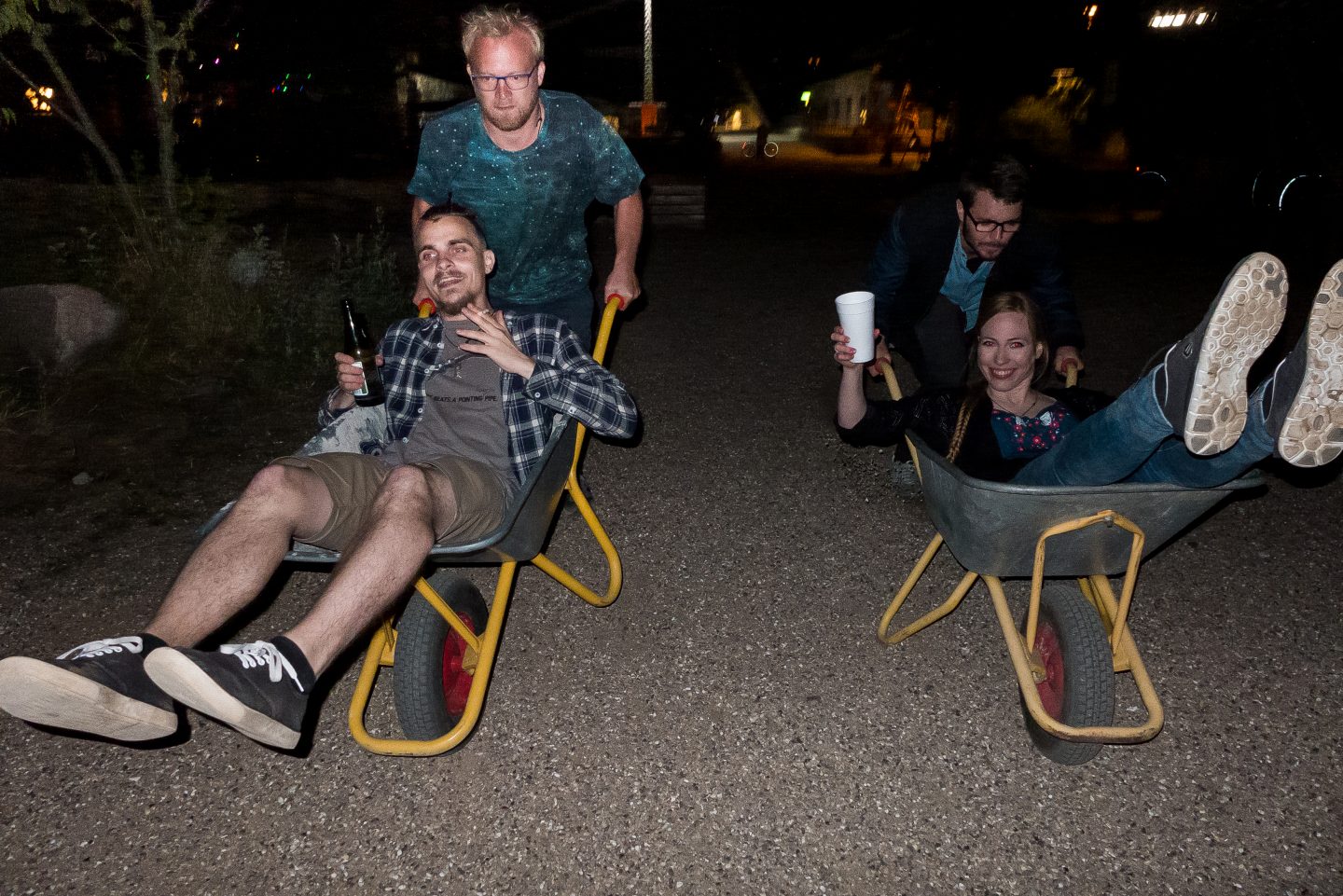 Celebrating Midsummer at Godsbanen in Aarhus, Denmark